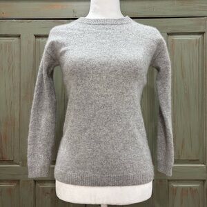Chelsea & Theodore Sweater Gray Cashmere XS